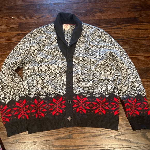 Brooks Brothers Italian Yarn Cardigan Sweater Sz L - Picture 3 of 6